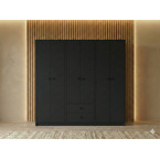 Szafa uchylna Ariva 200 cm Czarny Mat