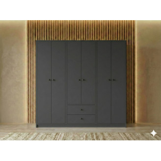 Szafa uchylna Ariva 200 cm Grafit