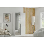 Szafa uchylna Lara Z Lustrem 100 cm Biały Mat