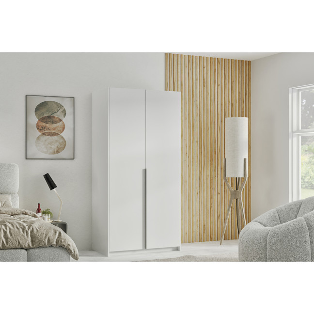 Szafa uchylna Lara Bez Lustra 100 cm Biały Mat