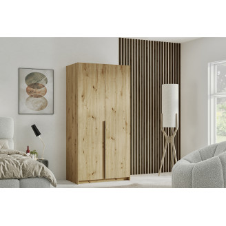 Szafa uchylna Lara Bez Lustra 100 cm Dąb Artisan