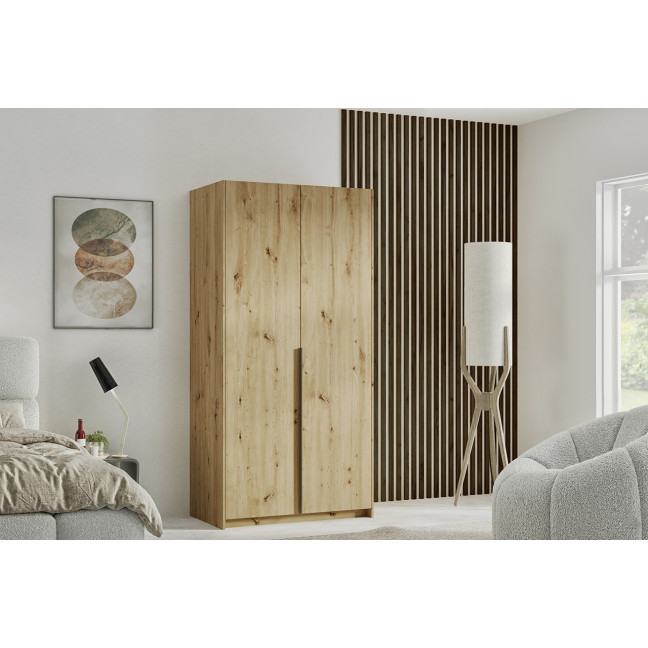 Szafa uchylna Lara Bez Lustra 100 cm Dąb Artisan